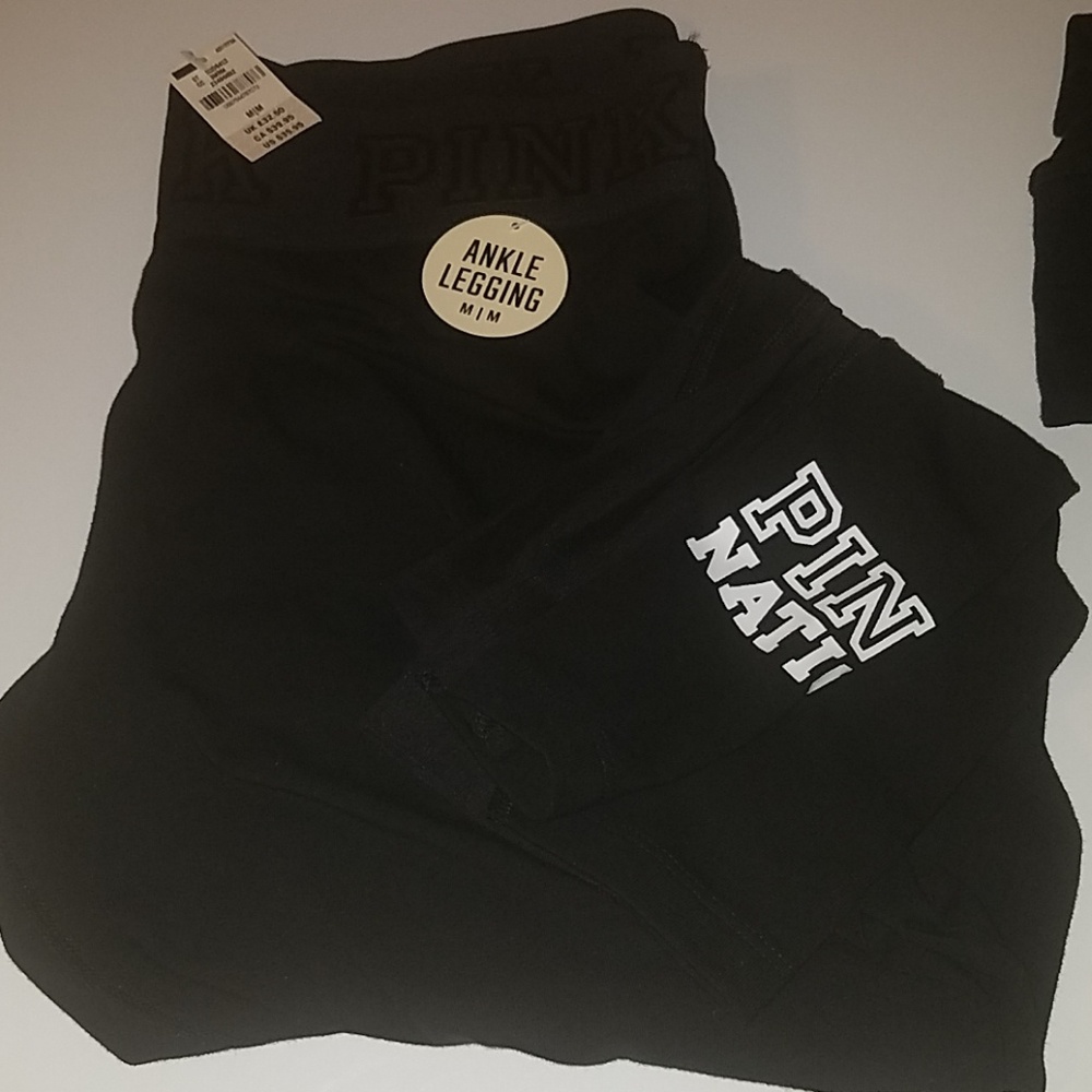 3 pair Victoria secret leggings  medium